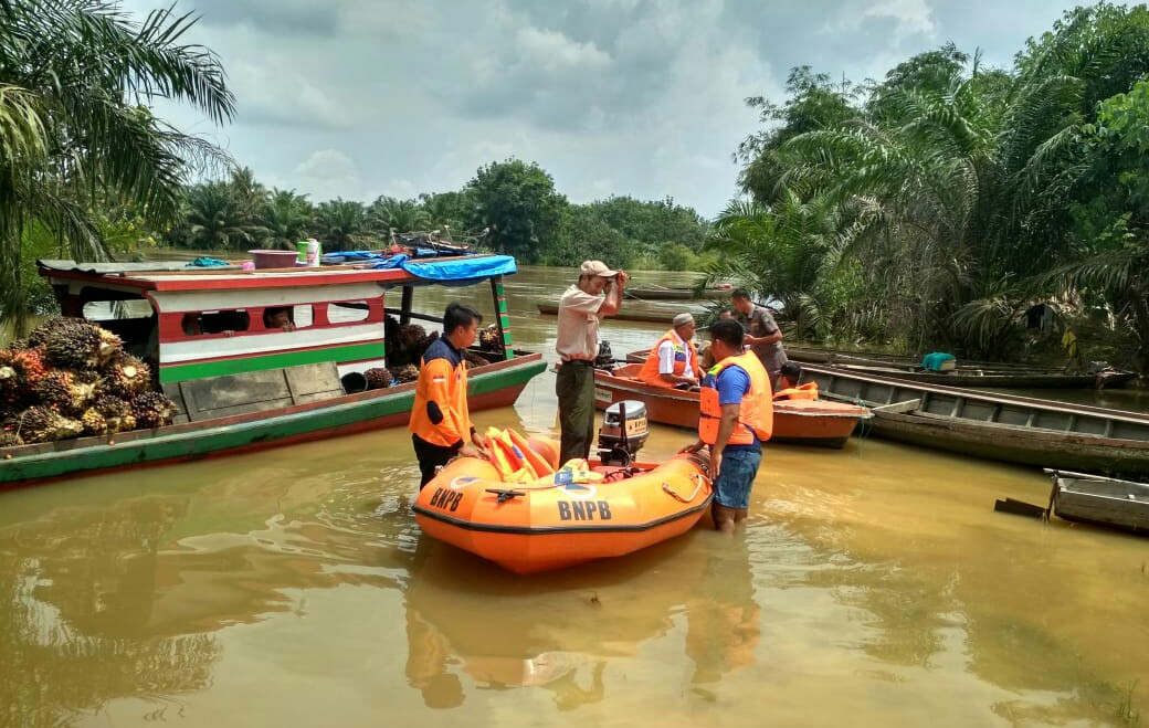 Banjir di dua kecamatan di Rohul surut, desa Sontang waspada limpahan banjir